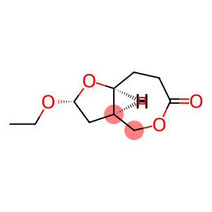 Furo[3,2-c]oxepin-6(4H)-one,2-ethoxyhexahydro-,(2alpha,3aalpha,8aalpha)-(9CI)