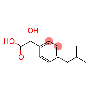 Benzeneacetic acid, α-hydroxy-4-(2-methylpropyl)-, (R)- (9CI)