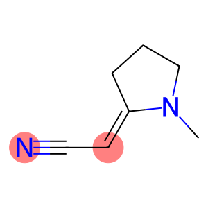 Acetonitrile, (1-methyl-2-pyrrolidinylidene)-, (E)- (9CI)