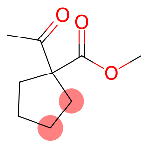 Cyclopentanecarboxylic acid, 1-acetyl-, methyl ester (9CI)
