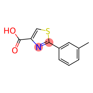 4-Thiazolecarboxylic acid, 2-(3-methylphenyl)-