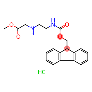 Glycine, N-[2-[[(9H-fluoren-9-ylmethoxy)carbonyl]amino]ethyl]-, methyl ester, hydrochloride (1:1)