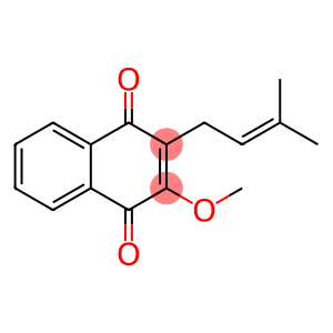 1,4-Naphthalenedione,2-methoxy-3-(3-methyl-2-buten-1-yl)-