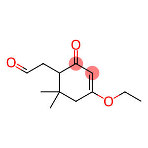 3-Cyclohexene-1-acetaldehyde,4-ethoxy-6,6-dimethyl-2-oxo-(9CI)