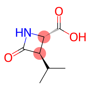 2-Azetidinecarboxylicacid,3-(1-methylethyl)-4-oxo-,trans-(9CI)