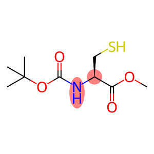 Cysteine, N-[(1,1-dimethylethoxy)carbonyl]-, methyl ester