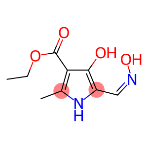 ethyl 4-hydroxy-5-[(hydroxyimino)methyl]-2-methyl-1H-pyrrole-3-carboxylate