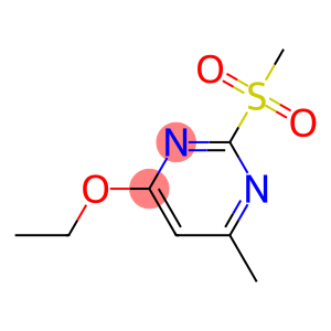 Pyrimidine, 4-ethoxy-6-methyl-2-(methylsulfonyl)- (9CI)