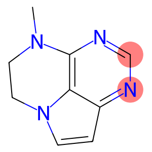 4H-Pyrrolo[3,2,1-de]pteridine,5,6-dihydro-4-methyl-(9CI)
