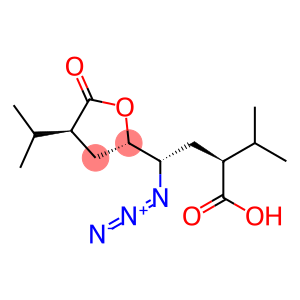 2-Furanbutanoic acid, g-azidotetrahydro-a,4-bis(1-methylethyl)-5-oxo-, (aS,gS,2S,4S)-