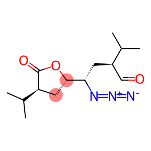 γ-azidotetrahydro-α,4-bis(1-Methylethyl)-5-oxo-, (αS, γS,2S,4S)-2-furanbutanal