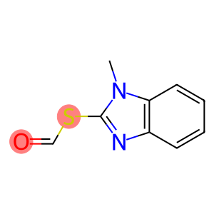 Methanethioic acid, S-(1-methyl-1H-benzimidazol-2-yl) ester (9CI)