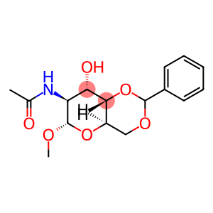 1-O-Methyl-2-(acetylamino)-4-O,6-O-benzylidene-2-deoxy-α-D-altropyranose