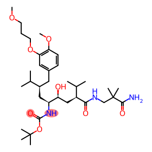 tert-butyl (3S,5S,6S,8S)-8-(3-amino-2,2-dimethyl-3-oxopropylcarbamoyl)-6-hydroxy-3-(4-methoxy-3-(3-methoxypropoxy)benzyl)-2,9-dimethyldecan-5-ylcarbamate