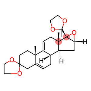 16Α,17Α-环氧孕甾-5,9(11)-二烯-3,20-二酮双(环1,2-乙二基缩酮)