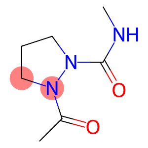 1-Pyrazolidinecarboxamide, 2-acetyl-N-methyl- (9CI)