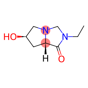 1H-Pyrrolo[1,2-c]imidazol-1-one,2-ethylhexahydro-6-hydroxy-,(6R-cis)-(9CI)