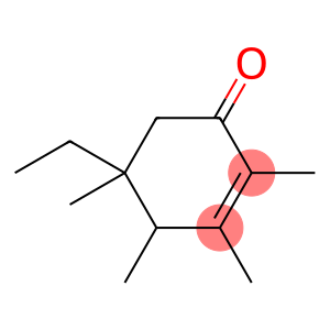 5-Ethyl-2,3,4,5-tetramethyl-2-cyclohexen-1-one