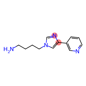 4-(4-pyridin-3-yl-1H-imidazol-1-yl)butan-1-amine