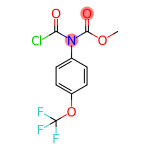 (Chlorocarbonyl)(4-(trifluoromethoxy)phenyl)carbamic acid methyl ester