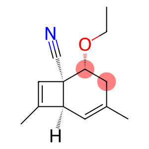 Bicyclo[4.2.0]octa-4,7-diene-1-carbonitrile, 2-ethoxy-4,7-dimethyl-, (1alpha,2ba,6alpha)- (9CI)