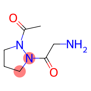 Pyrazolidine, 1-acetyl-2-(aminoacetyl)- (9CI)