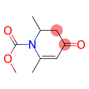 1(2H)-Pyridinecarboxylic  acid,  3,4-dihydro-2,6-dimethyl-4-oxo-,  methyl  ester