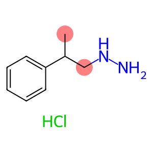 Hydrazine, (2-phenylpropyl)-, hydrochloride (1