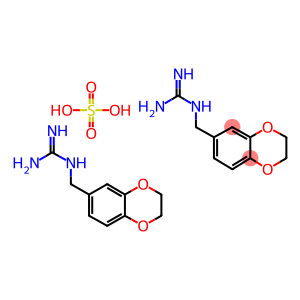 (1,4-benzodioxan-6-ylmethyl)guanidinium sulphate (2:1)