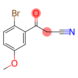 Benzenepropanenitrile, 2-bromo-5-methoxy-β-oxo-