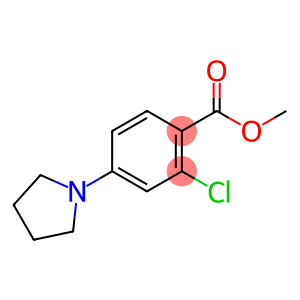 Benzoic acid, 2-chloro-4-(1-pyrrolidinyl)-, methyl ester