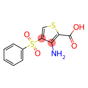 3-amino-4-(benzenesulfonyl)-2-thiophenecarboxylic acid