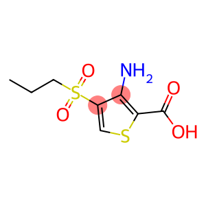 3-amino-4-(propylsulfonyl)-2-Thiophenecarboxylic acid