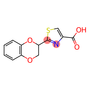2-(2,3-DIHYDRO-1,4-BENZODIOXIN-2-YL)-1,3-THIAZOLE-4-CARBOXYLIC ACID, 90%+