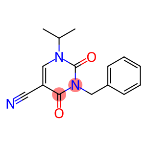 3-BENZYL-1-ISOPROPYL-2,4-DIOXO-1,2,3,4-TETRAHYDROPYRIMIDINE-5-CARBONITRILE