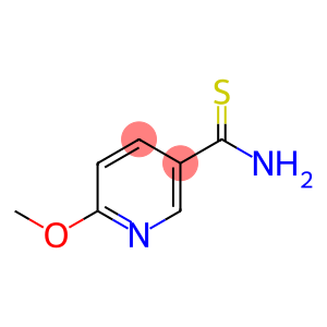 3-Pyridinecarbothioamide,6-methoxy-(9CI)