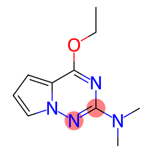 Pyrrolo[2,1-f][1,2,4]triazin-2-amine, 4-ethoxy-N,N-dimethyl- (9CI)