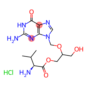 L-VALINE, 2-[(2-AMINO-1,6-DIHYDRO-6-OXO-9H-PURIN-9-YL)METHOXY]-3-HYDROXYPROPYL ESTER, MONOHYDROCHLORIDE