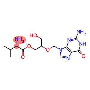 2-[(2-amino-6-oxo-3,6-dihydro-9H-purin-9-yl)methoxy]-3-hydroxypropyl L-valinate