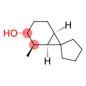 Spiro[bicyclo[4.1.0]heptane-7,1-cyclopentan]-3-ol, 2-methyl-, [1-alpha-,6-alpha-,7-alpha-(2R*,3R*)]- (9CI)