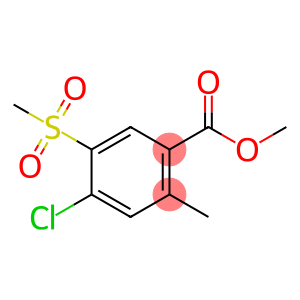 甲基 4-氯-2-甲基-5-(甲磺酰)苯酸盐