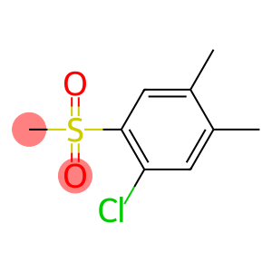 1-Chloro-4,5-dimethyl-2-(methylsulfonyl)benzene