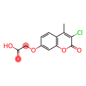 Acetic acid, 2-[(3-chloro-4-methyl-2-oxo-2H-1-benzopyran-7-yl)oxy]-
