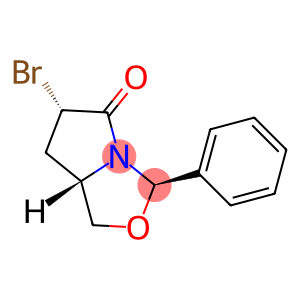 (3R,6S,7aS)-6-Bromo-3-phenyltetrahydro-3H,5H-pyrrolo[1,2-c]oxazol-5-one