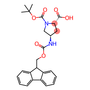N-叔丁氧羰基-反式-4-N-芴甲氧羰基氨基-L-脯氨酸