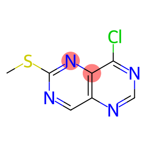Pyrimido[5,4-d]pyrimidine, 8-chloro-2-(methylthio)-