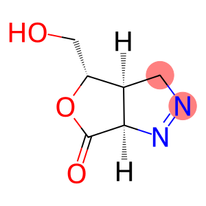 6H-Furo[3,4-c]pyrazol-6-one,3,3a,4,6a-tetrahydro-4-(hydroxymethyl)-,[3aS-(3aalpha,4alpha,6aalpha)]-(9CI)