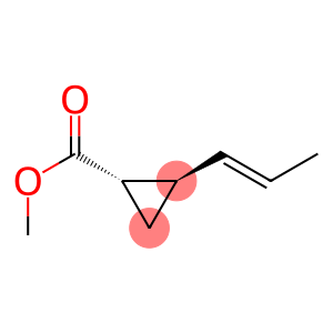Cyclopropanecarboxylic acid, 2-(1-propenyl)-, methyl ester, [1alpha,2beta(E)]- (9CI)