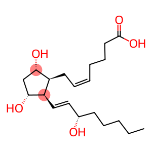 9alpha,11alpha,15S-trihydroxy-(8beta)-prost-5Z,13E-dien-1-oic-acid