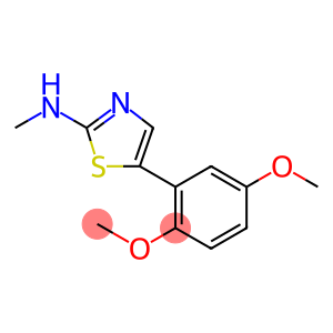 5-(2,5-dimethoxyphenyl)-N-methylthiazol-2-amine